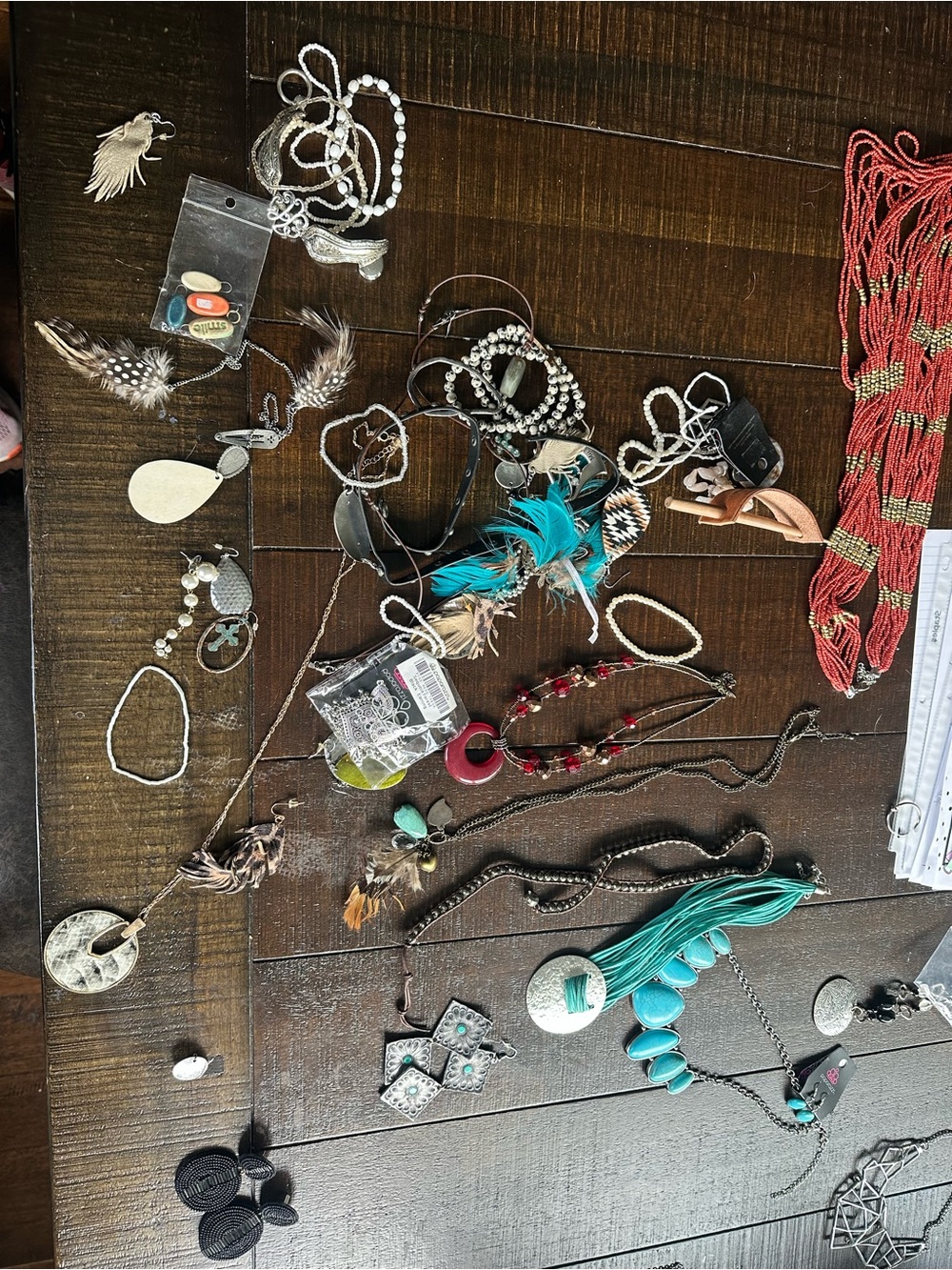 Large Boho Costume Jewelry Lot Bundle Necklaces Earrings Bracelets Paparazzi